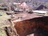 A nice clean hole for the lower level and the main retaining wall