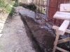 2013-04-18-14h57; Day81; Preparing for north boundary wall