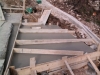 Top of rain water tank poured