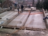 Rebar in place for house foundation