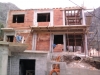 2013-03-20-11h12; Day52; Top terrace roof beams in place