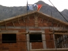 2013-03-28-10h16; Day60; Flags and towel topping out